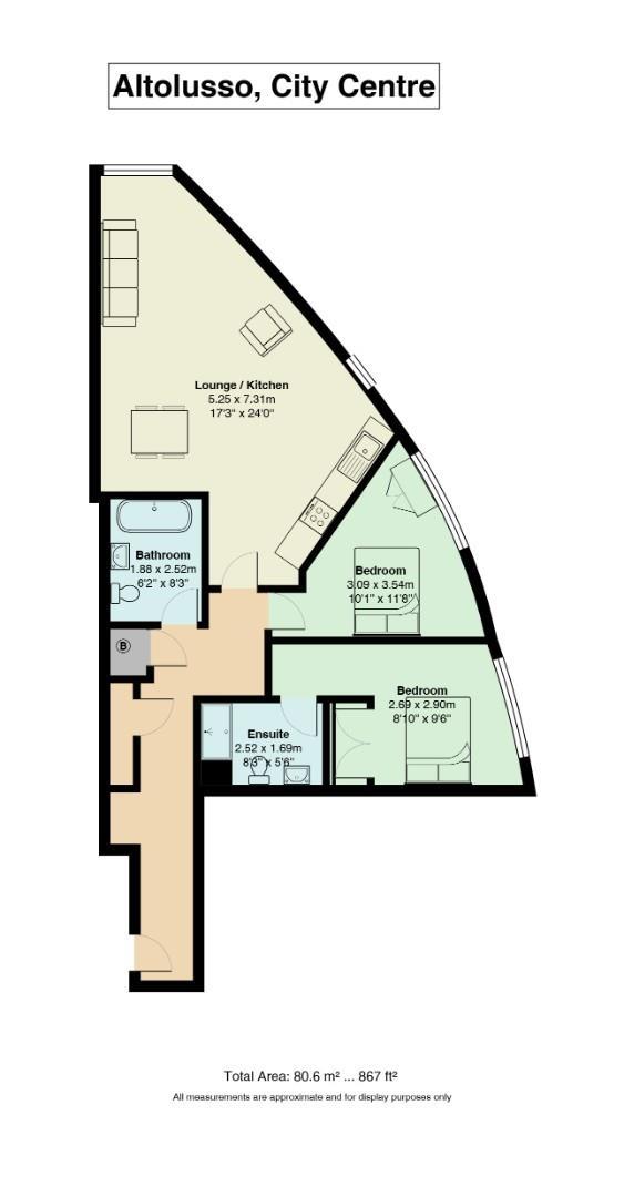 Floorplan for Altolusso, Bute Terrace, Cardiff